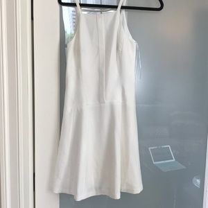 Trina Turk White Drop Waist Dresss